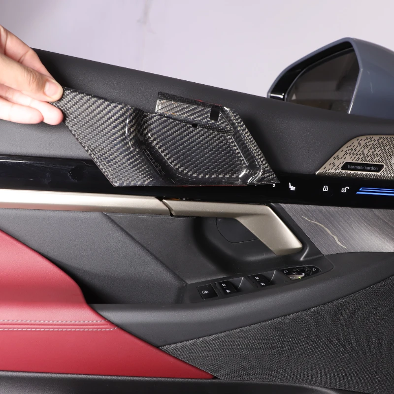 For BMW 5 Series G60 2024 Real Carbon Fiber Car Inner Door Handle Bowl Decoration Cover Interior Car Accessories
For BMW 5 Series G60 2024 Real Carbon Fiber Car Inner Door Handle Bowl Decoration Cover Interior Car Accessories