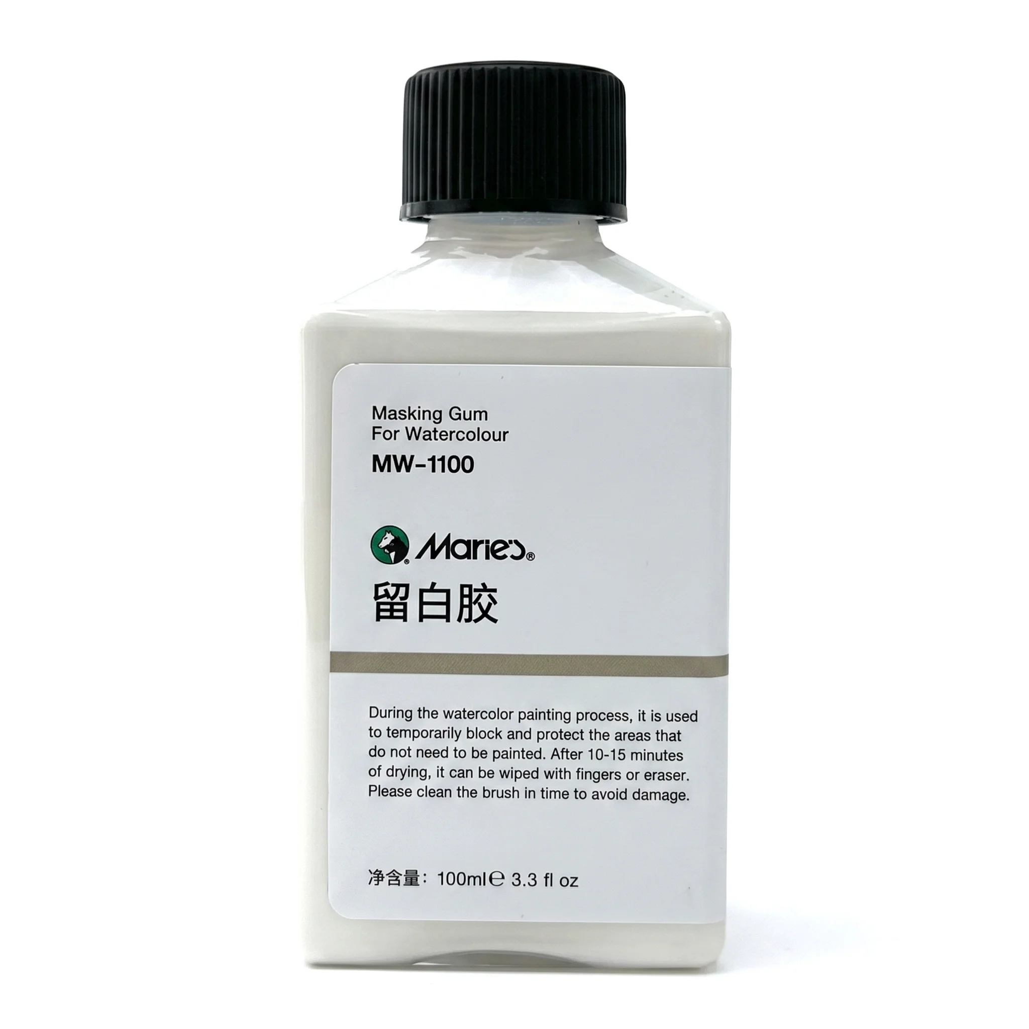 Marie's 100ml Watercolor Masking Fluid Professional Liquid Glue Student Artist Drawing Painting Art Tool Supplies
Marie's 100ml Watercolor Masking Fluid Professional Liquid Glue Student Artist Drawing Painting Art Tool Supplies