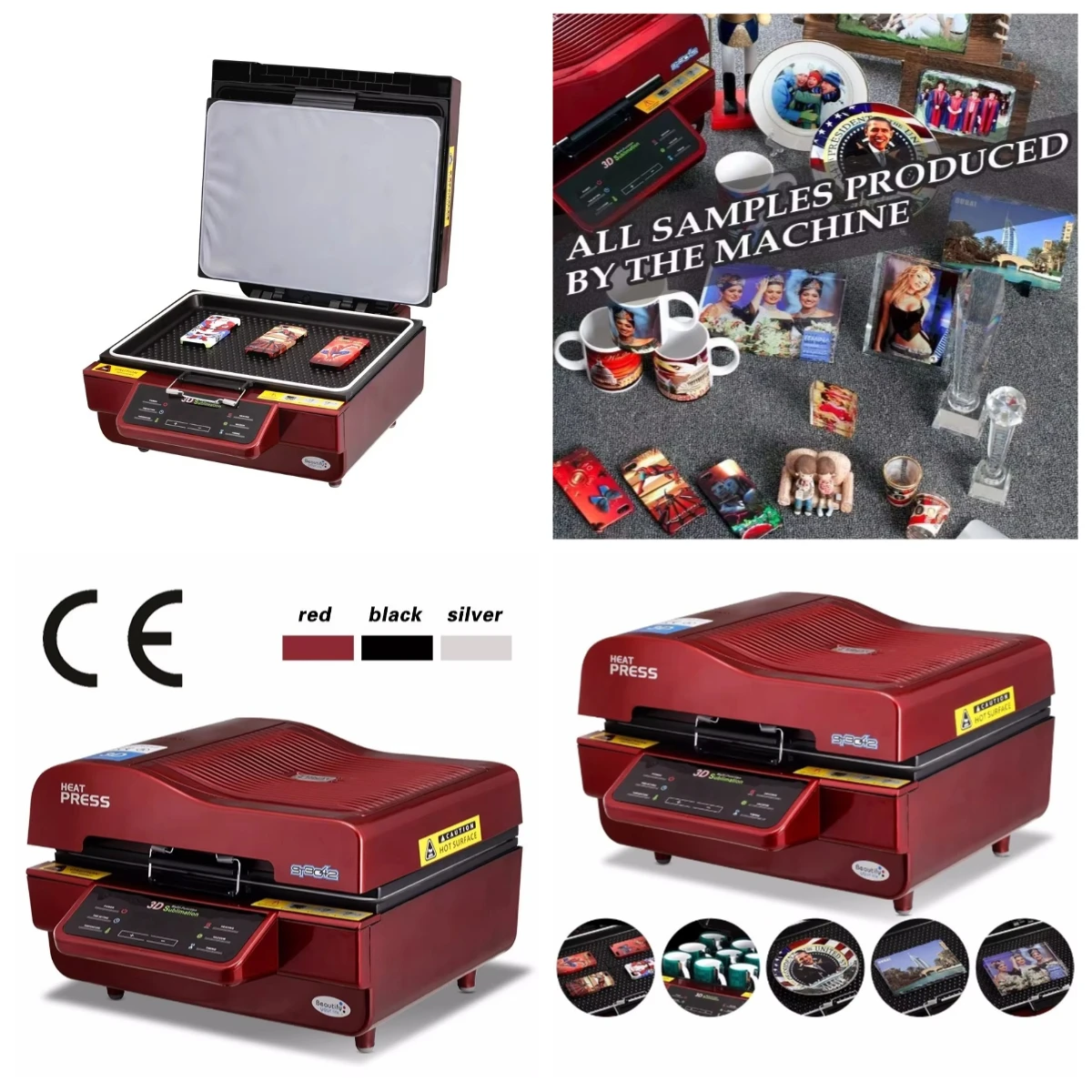 WJW 3D Sublimation Vacuum Heat Press Machine Mug Phone Case Printing Machine ST3042
WJW 3D Sublimation Vacuum Heat Press Machine Mug Phone Case Printing Machine ST3042