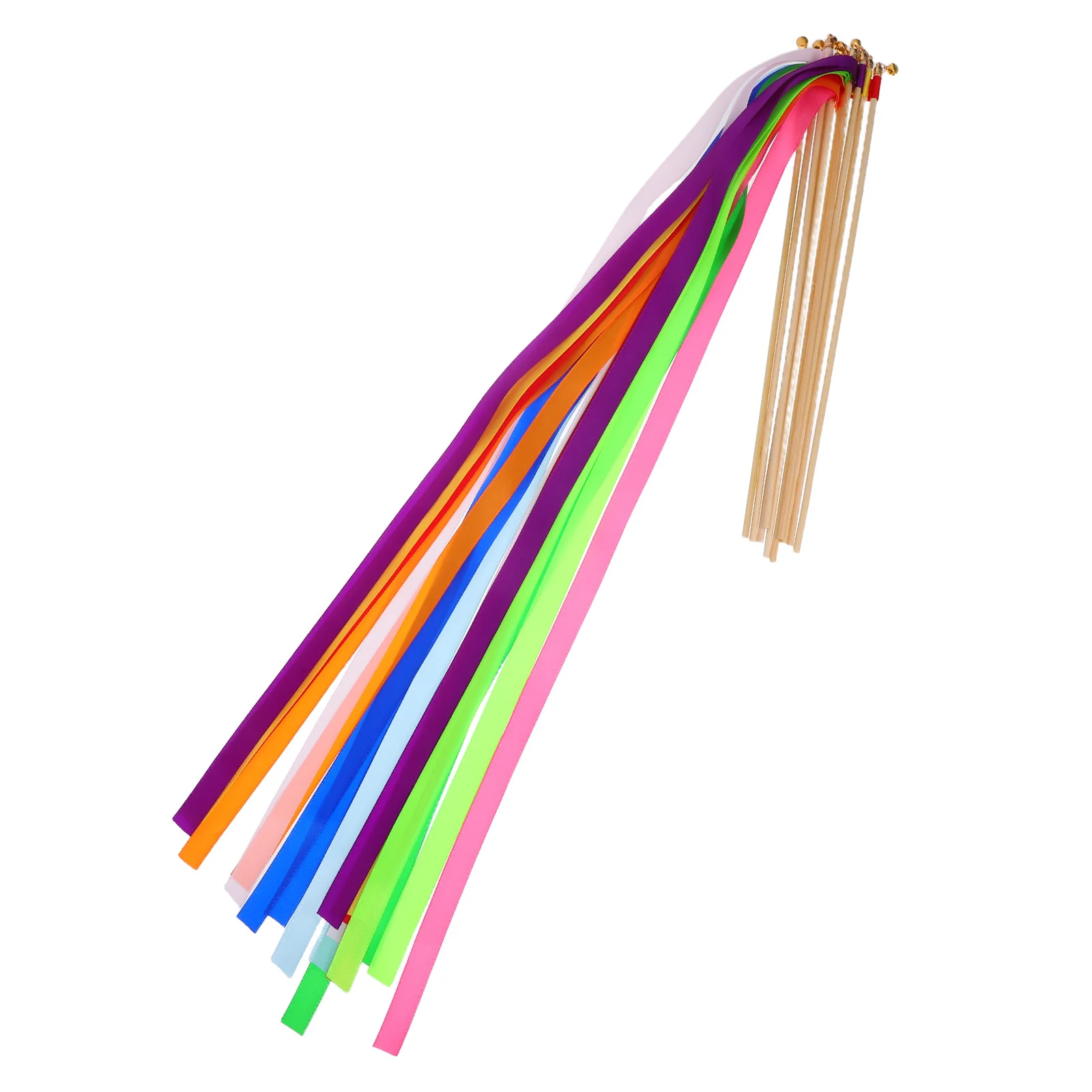20Pcs Wedding Wands with Bells Reusable Ribbon Streamers Sturdy Fade Resistant for Wedding Parties Graduation Holiday
20Pcs Wedding Wands with Bells Reusable Ribbon Streamers Sturdy Fade Resistant for Wedding Parties Graduation Holiday