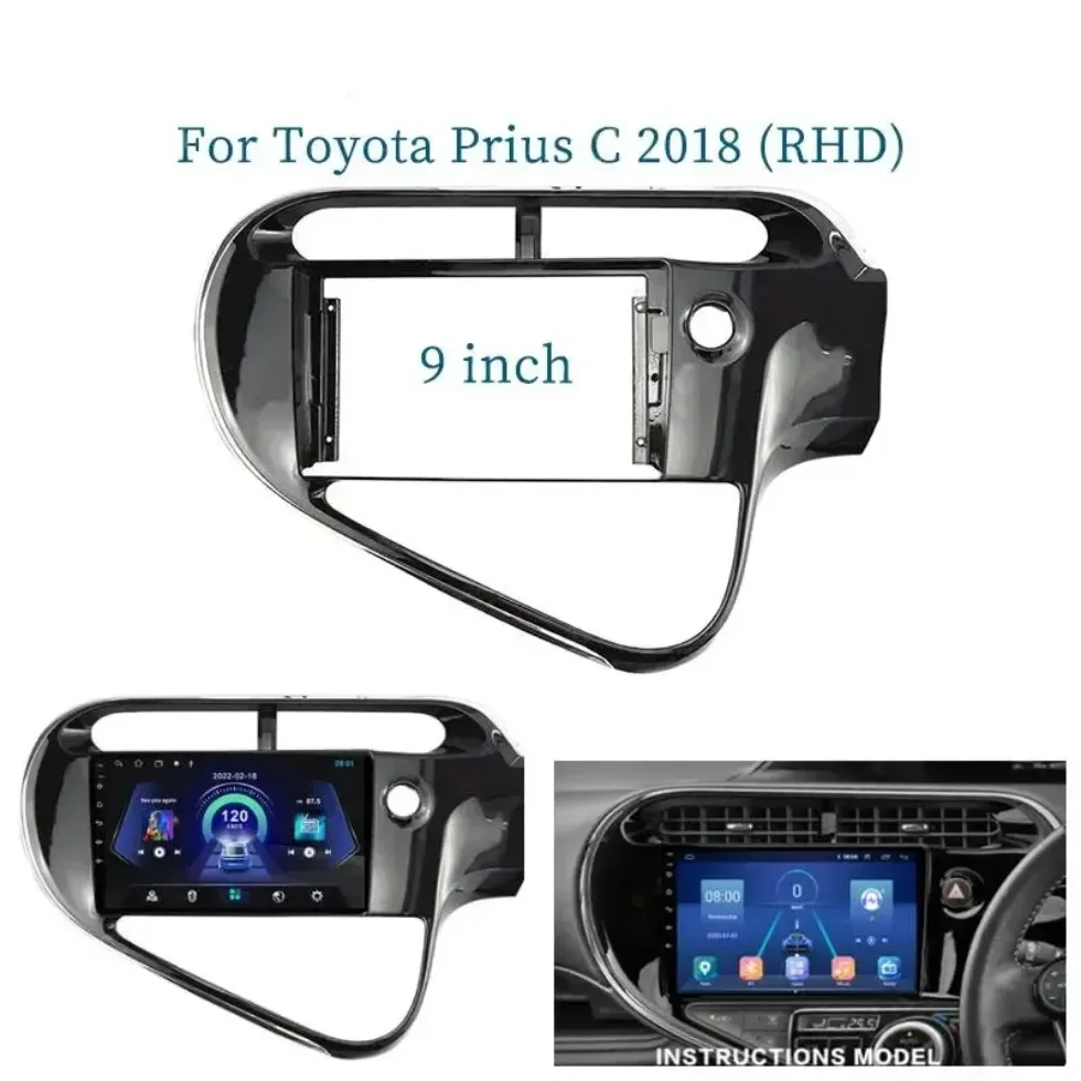 Для Toyota rius C 2018, 9 дюймов, автомобильная рамка, модная модель, Android, стандартная панель, комплект
Для Toyota rius C 2018, 9 дюймов, автомобильная рамка, модная модель, Android, стандартная панель, комплект