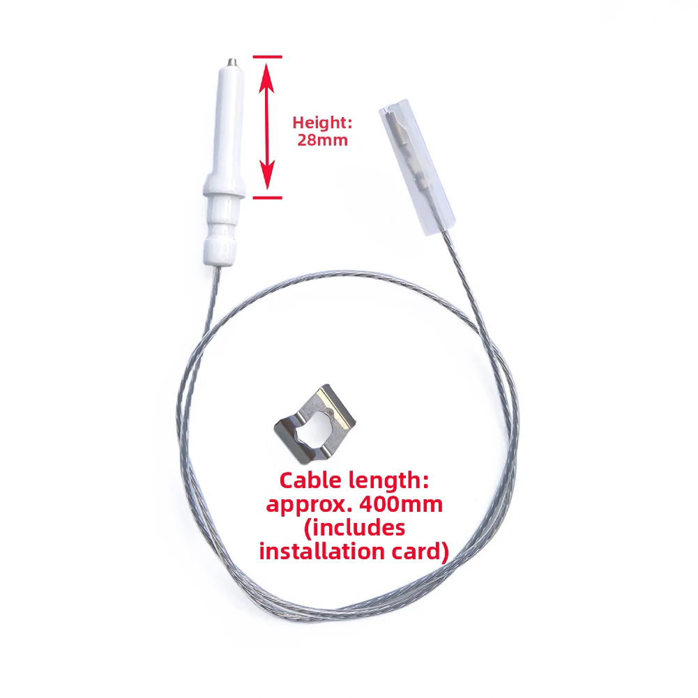 Совместимая с Sabaf встроенная игла зажигания 400 мм/450 мм, электронный импульсный воспламенитель для газовой плиты, белая, на замену
Совместимая с Sabaf встроенная игла зажигания 400 мм/450 мм, электронный импульсный воспламенитель для газовой плиты, белая, на замену