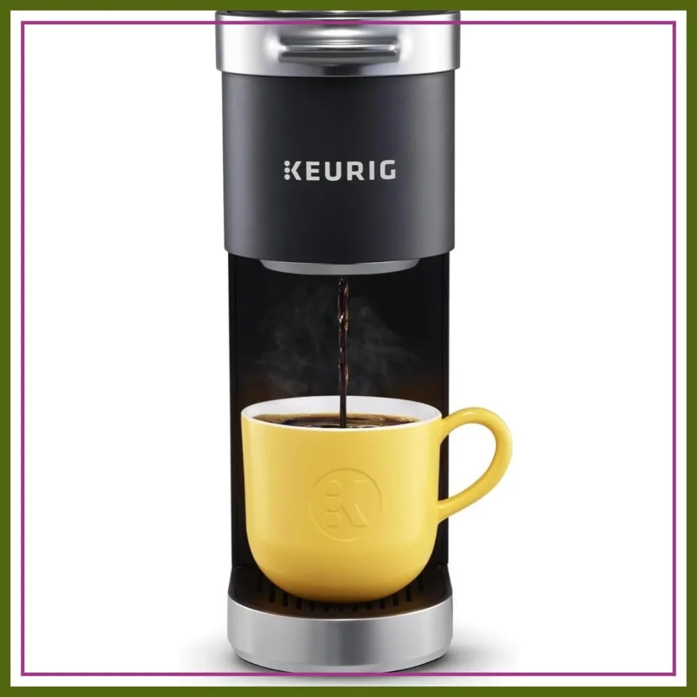 Single Serve K-Cup Pod Coffee Maker, 6-12oz Brew Size, Stores 9 Pods, Compact Design
Single Serve K-Cup Pod Coffee Maker, 6-12oz Brew Size, Stores 9 Pods, Compact Design