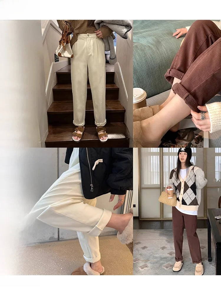 NAZ большие размеры, повседневные брюки, модные зимние джинсовые брюки, универсальные свободные женские удобные джинсы Faion
NAZ большие размеры, повседневные брюки, модные зимние джинсовые брюки, универсальные свободные женские удобные джинсы Faion