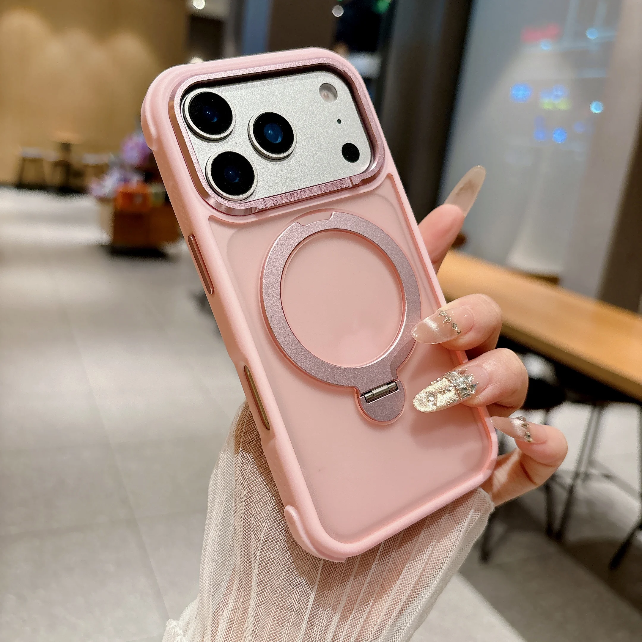 Luxury Skin Touch 360° Magnetic Bracket Holder Phone Case For iPhone 17 Pro Max Air 16 15 14 13 Plus Pro Max For Magsafe
Luxury Skin Touch 360° Magnetic Bracket Holder Phone Case For iPhone 17 Pro Max Air 16 15 14 13 Plus Pro Max For Magsafe