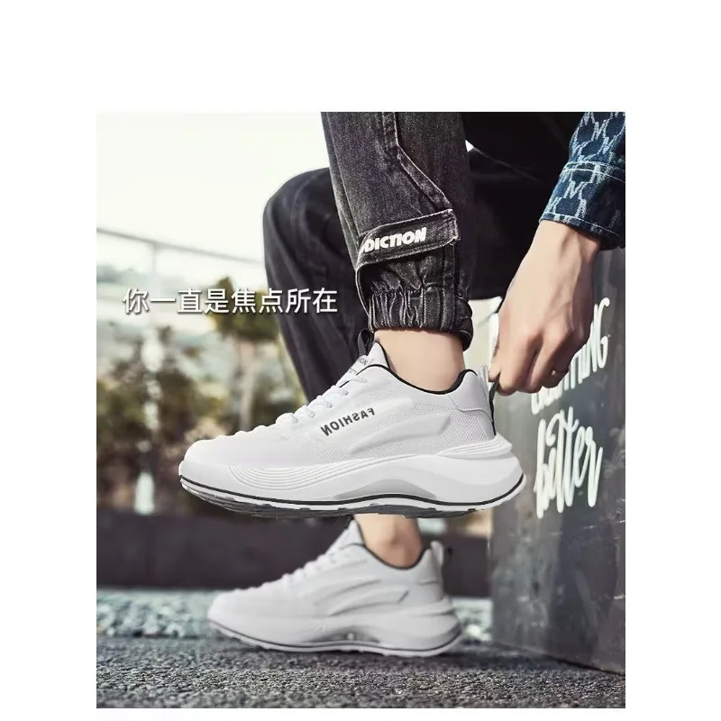 2026 Summer Men's Breathable Mesh Running Sneakers Thick Sole Height Increase Casual Student Streetwear Trendy Daily Footwear
2026 Summer Men's Breathable Mesh Running Sneakers Thick Sole Height Increase Casual Student Streetwear Trendy Daily Footwear