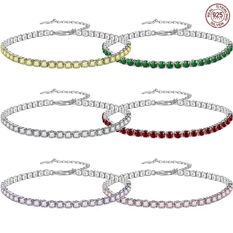 Ladies' exquisite 925 sterling silver fashionable colorful charm bracelet, ladies' engagement festival jewelry to friends
Ladies' exquisite 925 sterling silver fashionable colorful charm bracelet, ladies' engagement festival jewelry to friends