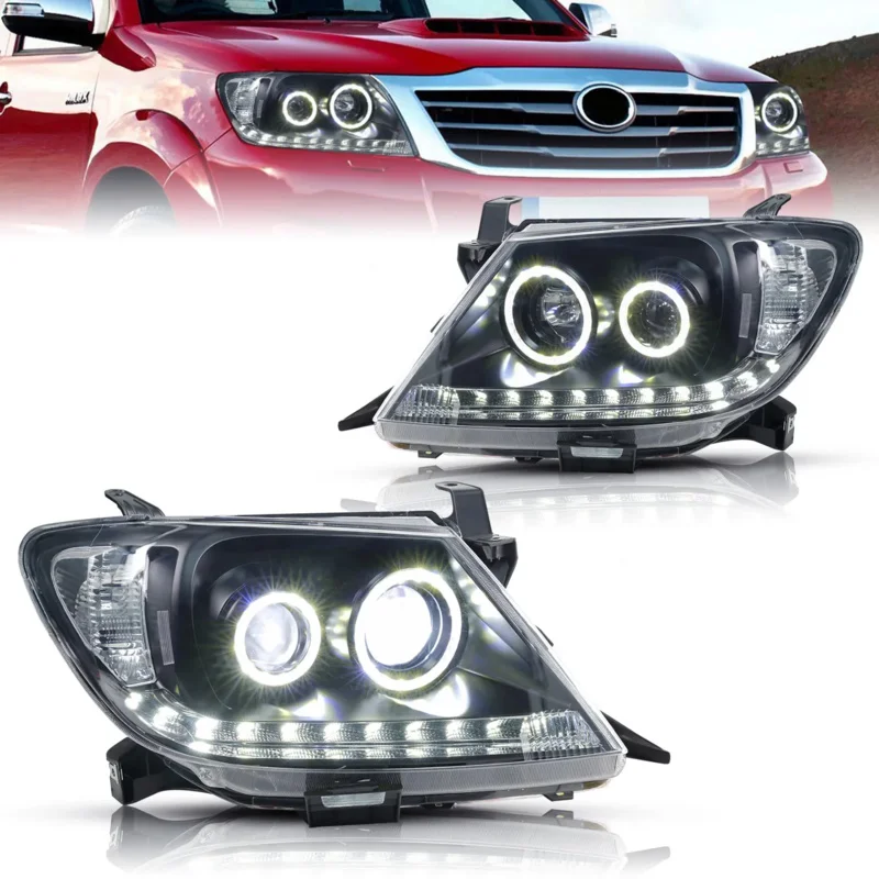 LED Dual Beam Lens Headlights for Toyota Hilux 2005-2011 Upgrade Highlight Front Lights Running Signal Headlamp
LED Dual Beam Lens Headlights for Toyota Hilux 2005-2011 Upgrade Highlight Front Lights Running Signal Headlamp