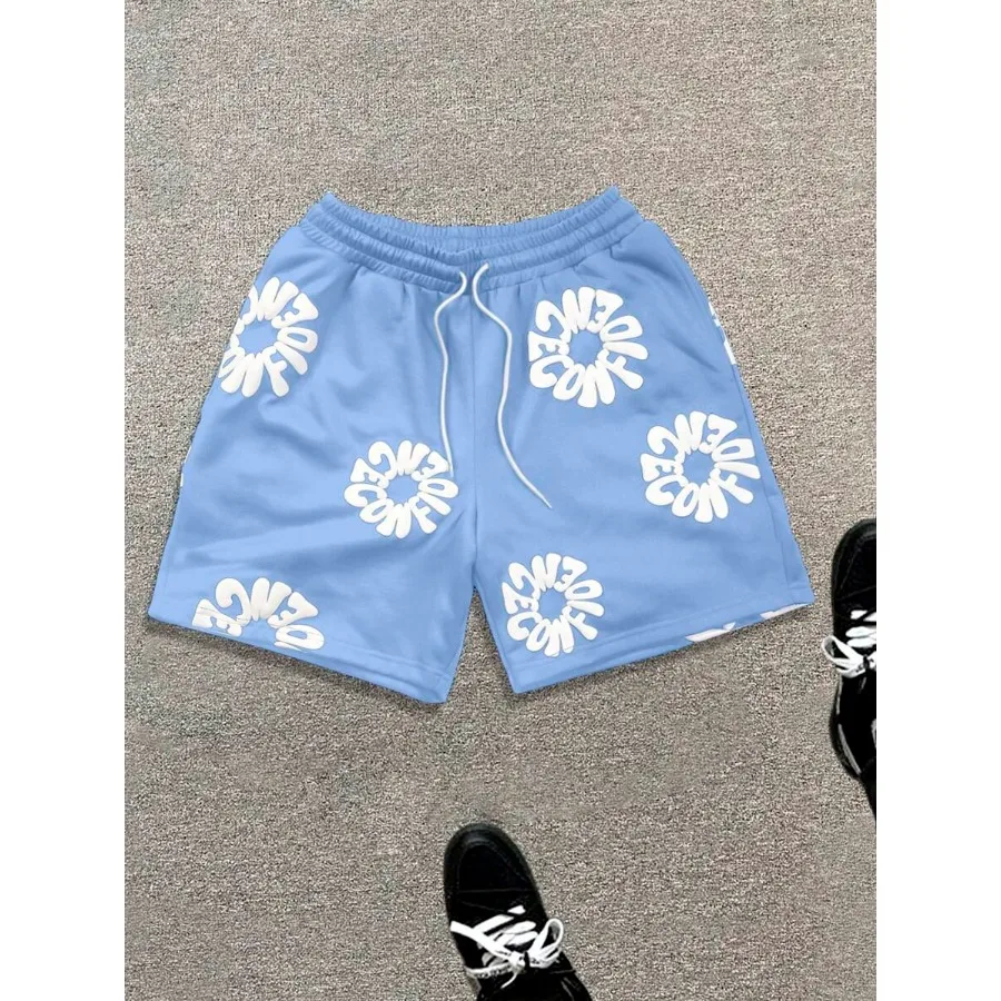 Manfinity EMRG Men's Letter Print Drawstring Waist Casual Versatile Shorts
Manfinity EMRG Men's Letter Print Drawstring Waist Casual Versatile Shorts