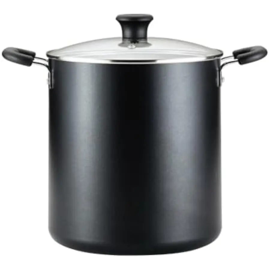 T-fal Specialty Nonstick Stockpot With Lid 12 Quart, Oven Broiler Safe 350F, Stay-Cool Handles, Kitchen, Cookware, Pots and Pans
T-fal Specialty Nonstick Stockpot With Lid 12 Quart, Oven Broiler Safe 350F, Stay-Cool Handles, Kitchen, Cookware, Pots and Pans