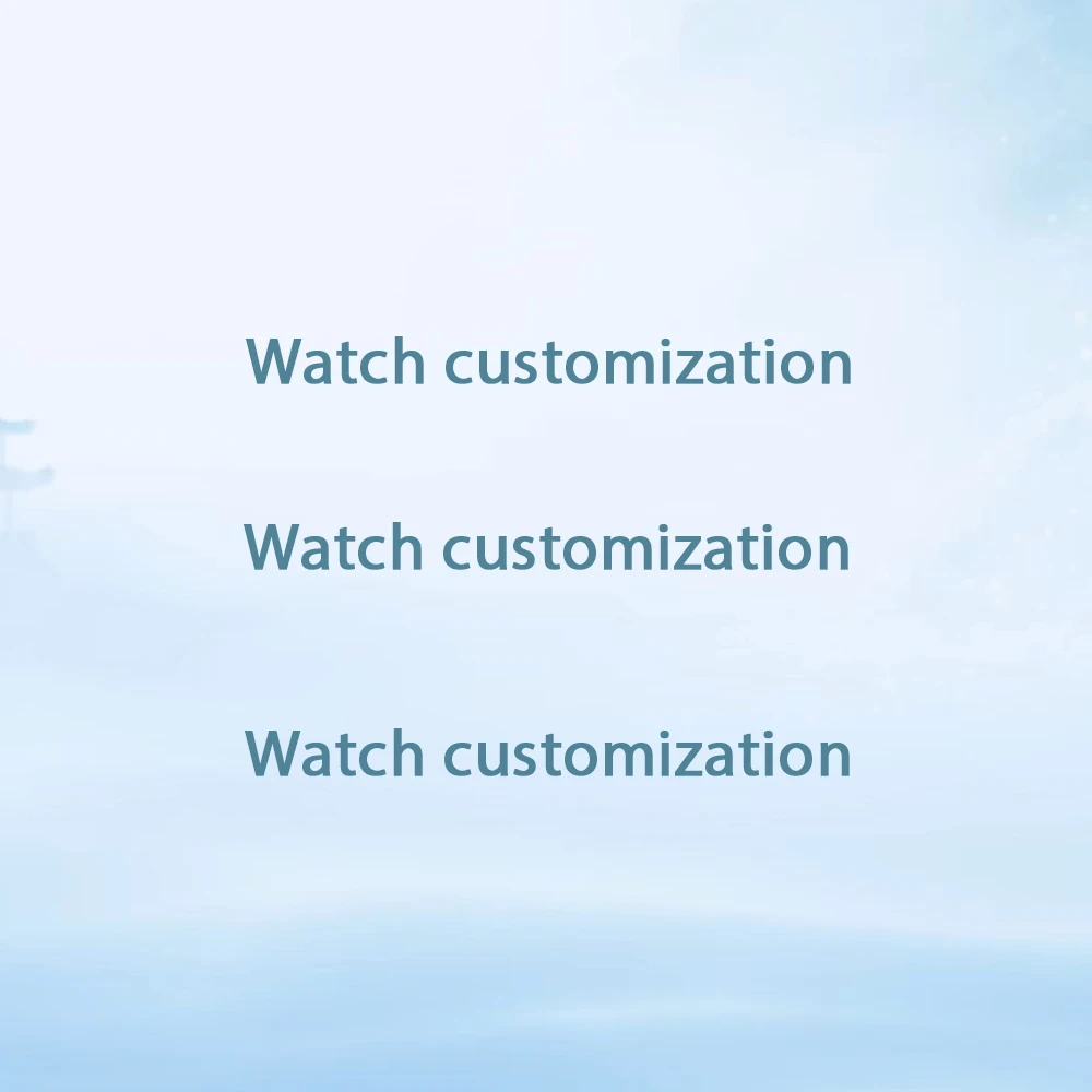 Customized Watch Modification Accessories
Customized Watch Modification Accessories