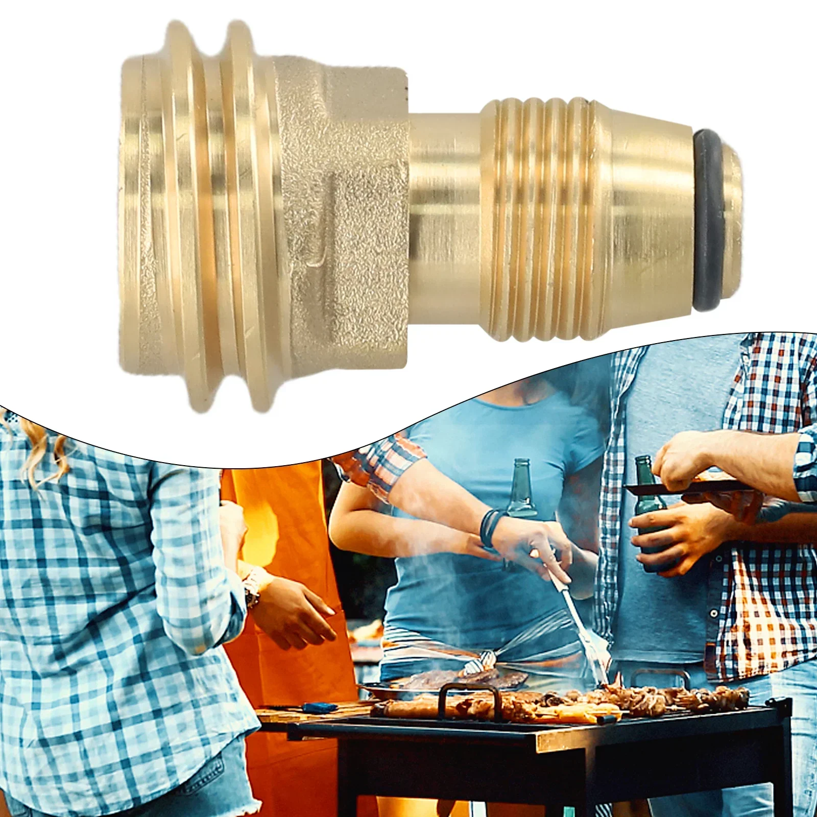 Convert POL LP Tank Valve to QCC1 Type1 Regulator Easy Connection Solid Brass Construction Propane Tank Adapter
Convert POL LP Tank Valve to QCC1 Type1 Regulator Easy Connection Solid Brass Construction Propane Tank Adapter