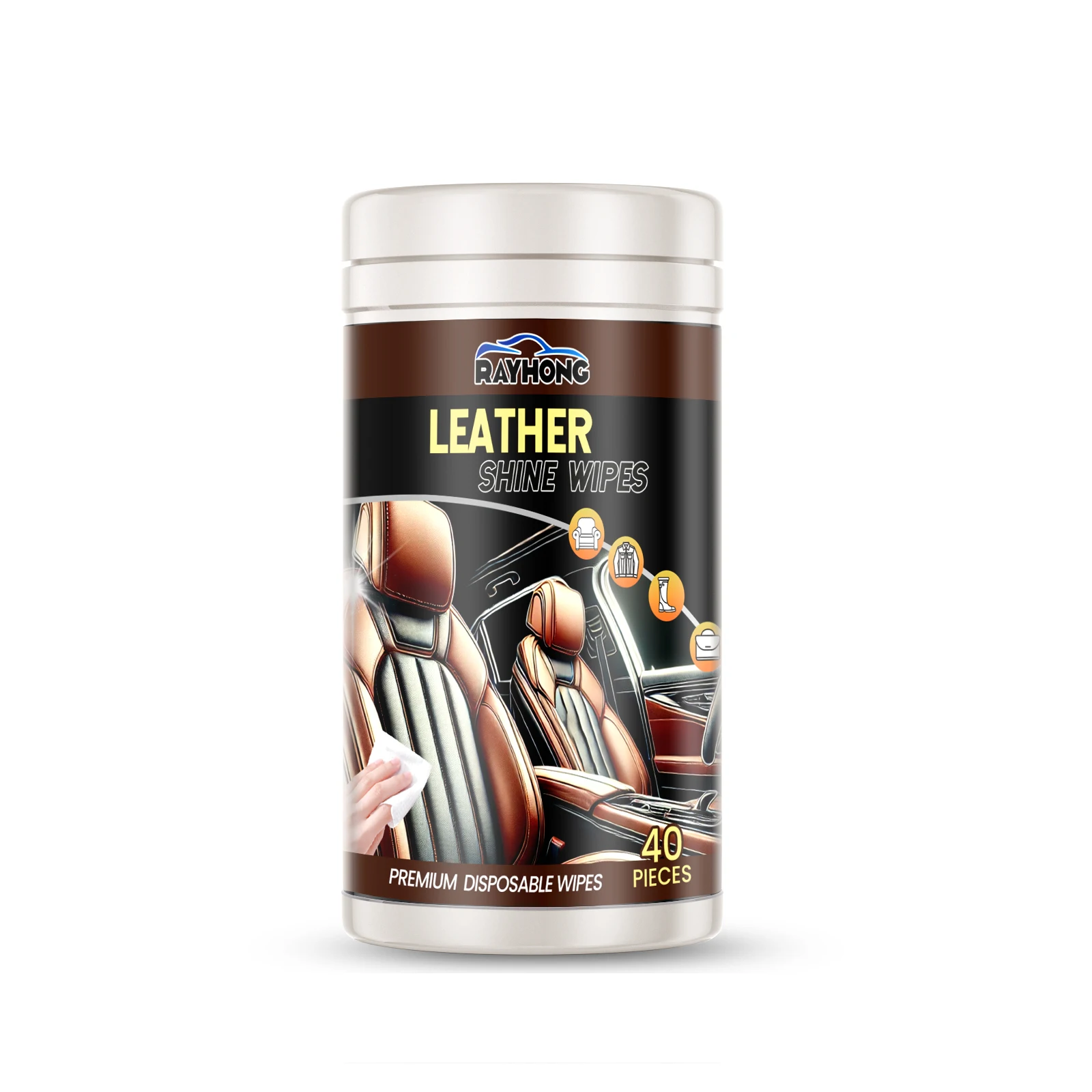 Automotive Leather Cleaning Wipes, Gloss Maintenance Quick Decontamination Automotive Leather Cleaning Wipes
Automotive Leather Cleaning Wipes, Gloss Maintenance Quick Decontamination Automotive Leather Cleaning Wipes