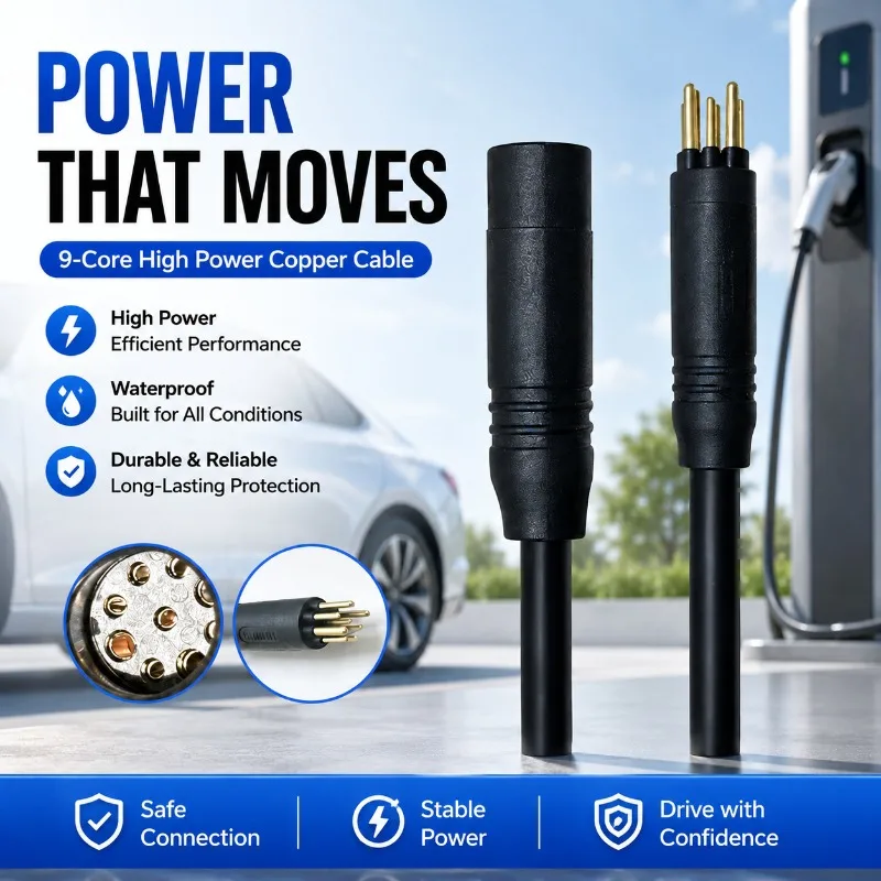 9-core 910 Motor Cable Waterproof High Power Copper Controller EV New Energy Car Insulated Drive Fitting for Auto Power Circuit
9-core 910 Motor Cable Waterproof High Power Copper Controller EV New Energy Car Insulated Drive Fitting for Auto Power Circuit