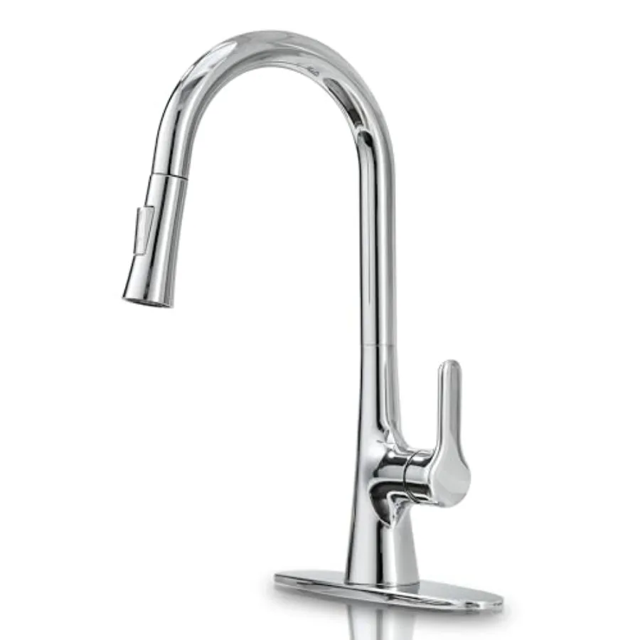 Kitchen Faucet with Pull Down Sprayer Kitchen Sink Faucet 1 or 3 Hole High Arc Single Handle Spot Resist Stainless Steel Kitche
Kitchen Faucet with Pull Down Sprayer Kitchen Sink Faucet 1 or 3 Hole High Arc Single Handle Spot Resist Stainless Steel Kitche
