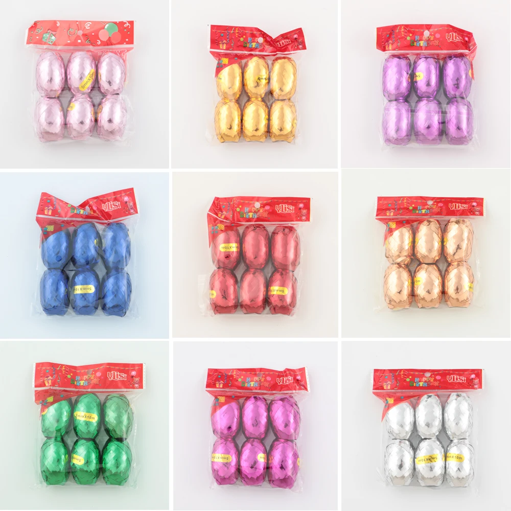 6pcs/bag 5mm*10m Colorful Balloon Ribbons Gift Bag Packing Supplies Birthday Wedding Gift Box Wrapping Ribbon Ballon Accessories
6pcs/bag 5mm*10m Colorful Balloon Ribbons Gift Bag Packing Supplies Birthday Wedding Gift Box Wrapping Ribbon Ballon Accessories