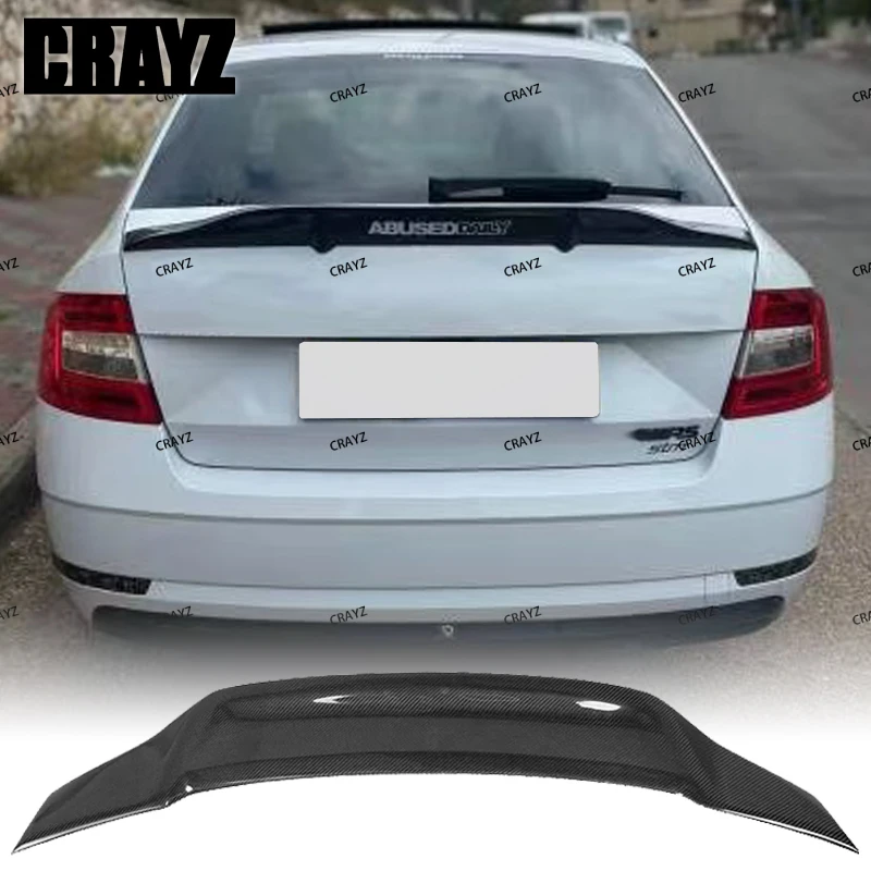 Car-Styling R Style Luster Forged Carbon Fiber/FRP Rear Trunk Spoiler Wing Fit For Skoda Octavia 2015 - 2017
Car-Styling R Style Luster Forged Carbon Fiber/FRP Rear Trunk Spoiler Wing Fit For Skoda Octavia 2015 - 2017