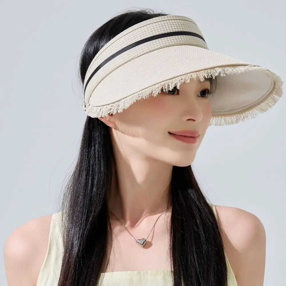 2025 New Tassels Check Pattern Sun Caps Wide Brim UV Protection Top Air Cap Breathable Sunscreen Hat Spring Summer
2025 New Tassels Check Pattern Sun Caps Wide Brim UV Protection Top Air Cap Breathable Sunscreen Hat Spring Summer