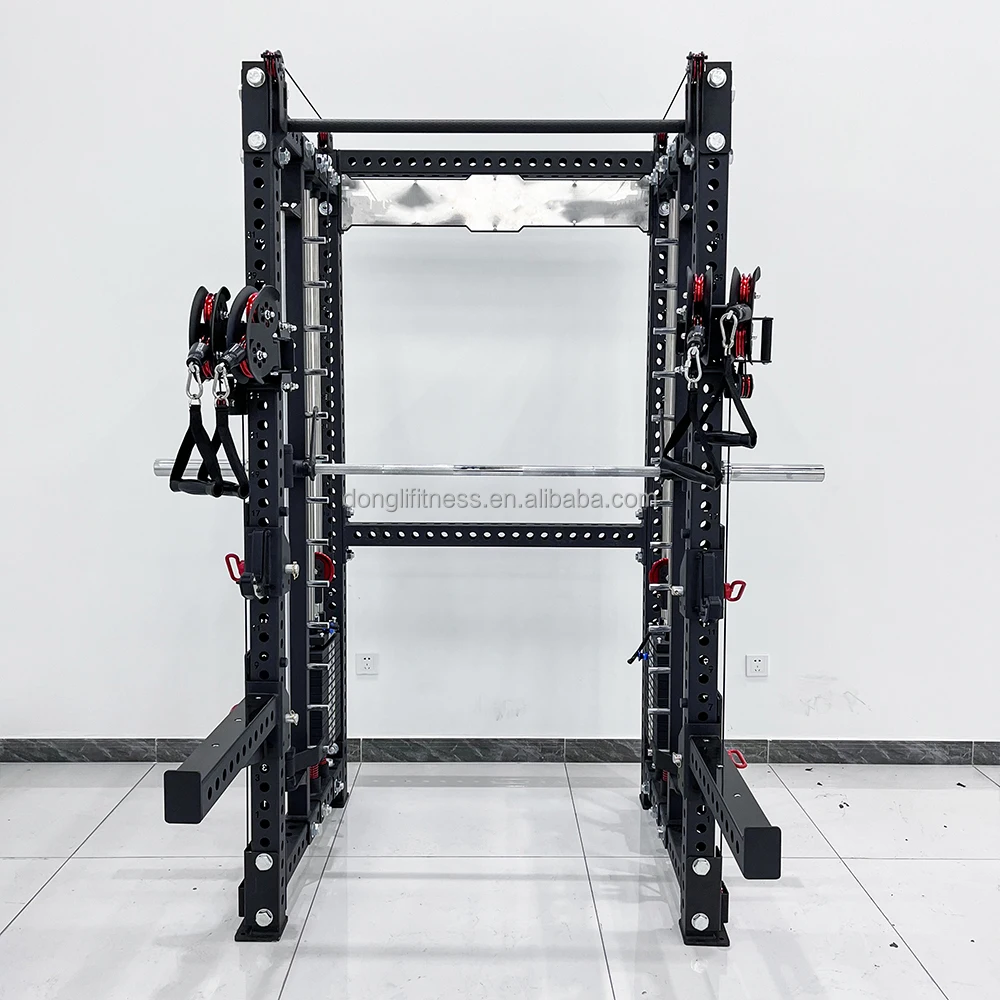 Multi-Functional Strength Body Building Dual-head Integrated Training Rack Home Gym Power Rack Cable Crossover Smith Machine
Multi-Functional Strength Body Building Dual-head Integrated Training Rack Home Gym Power Rack Cable Crossover Smith Machine