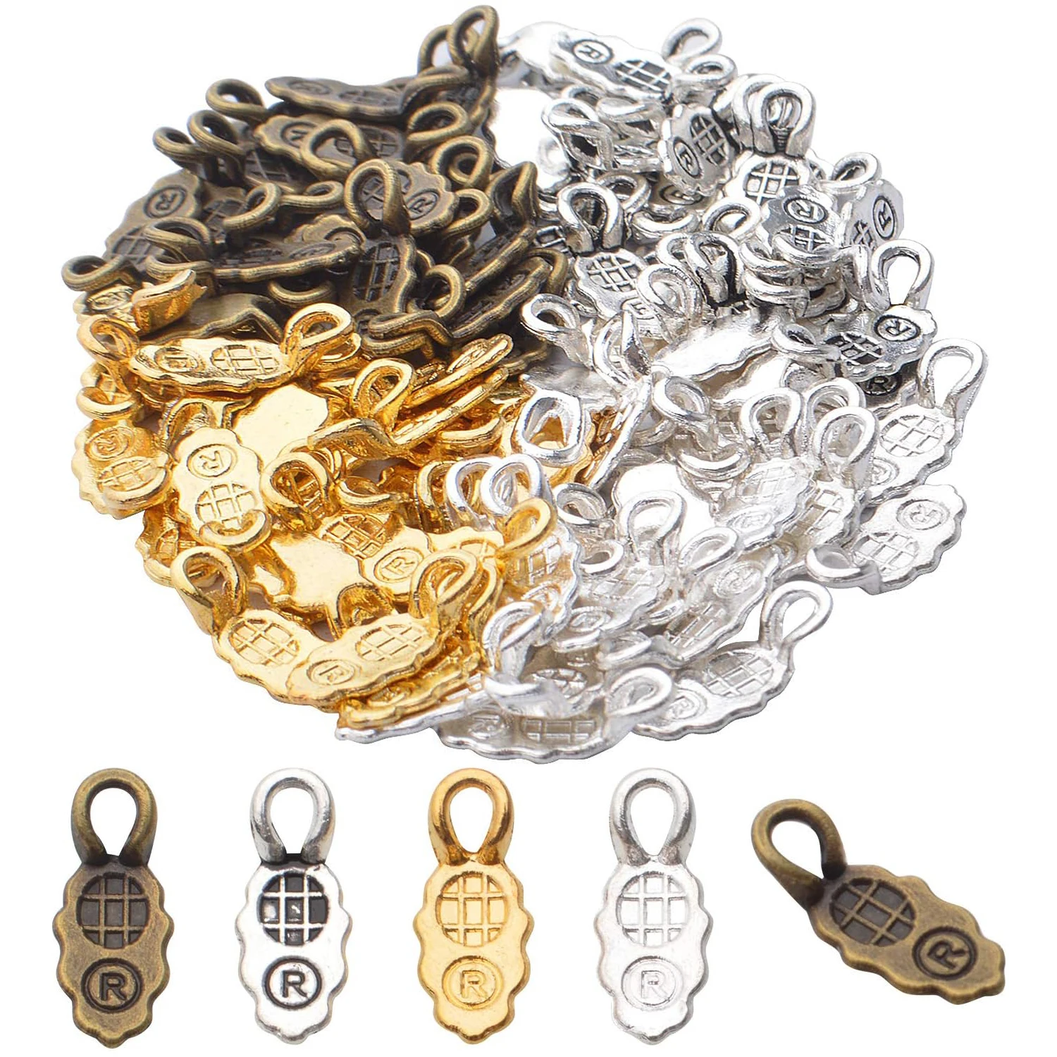 100pcs 4 Colors Tibetan Style Alloy Leaf Shape Glue on Pendant Bails Charms Connector Hanger for Earring Necklace Jewelry Making
100pcs 4 Colors Tibetan Style Alloy Leaf Shape Glue on Pendant Bails Charms Connector Hanger for Earring Necklace Jewelry Making