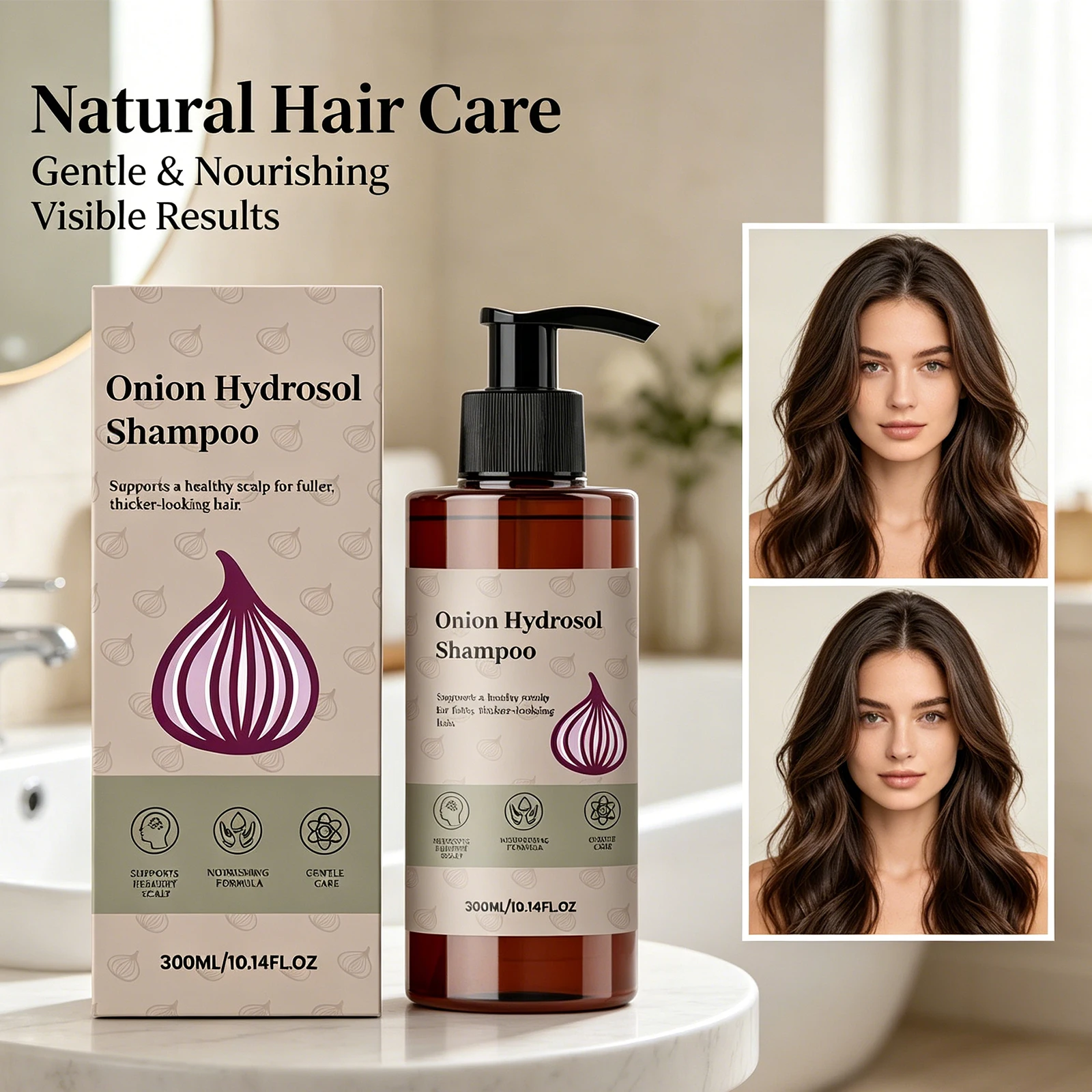 300ml Onion Hair Shampoo Deep Cleansing Smooth Fluffy Hair Care Oil Control Mild Scalp Care Anti Dry Hair Wash Scalp Comfort
300ml Onion Hair Shampoo Deep Cleansing Smooth Fluffy Hair Care Oil Control Mild Scalp Care Anti Dry Hair Wash Scalp Comfort