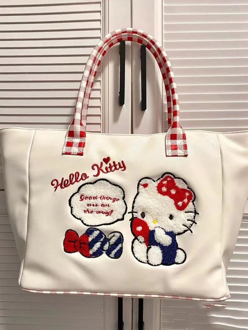 Sweet Hello Kitty Kawaii Sanrio Cartoon Cute Large Capacity Shoulder Bag Students Storage Handbags Christmas Gifts for Kids
Sweet Hello Kitty Kawaii Sanrio Cartoon Cute Large Capacity Shoulder Bag Students Storage Handbags Christmas Gifts for Kids