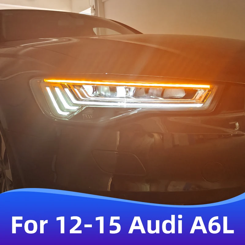 Для модифицированных моделей Audi A6L 2012-2015, ремодернизированная модель головного света C8, прочные сигналы, автомобильные аксессуары, фары, ДХО
Для модифицированных моделей Audi A6L 2012-2015, ремодернизированная модель головного света C8, прочные сигналы, автомобильные аксессуары, фары, ДХО