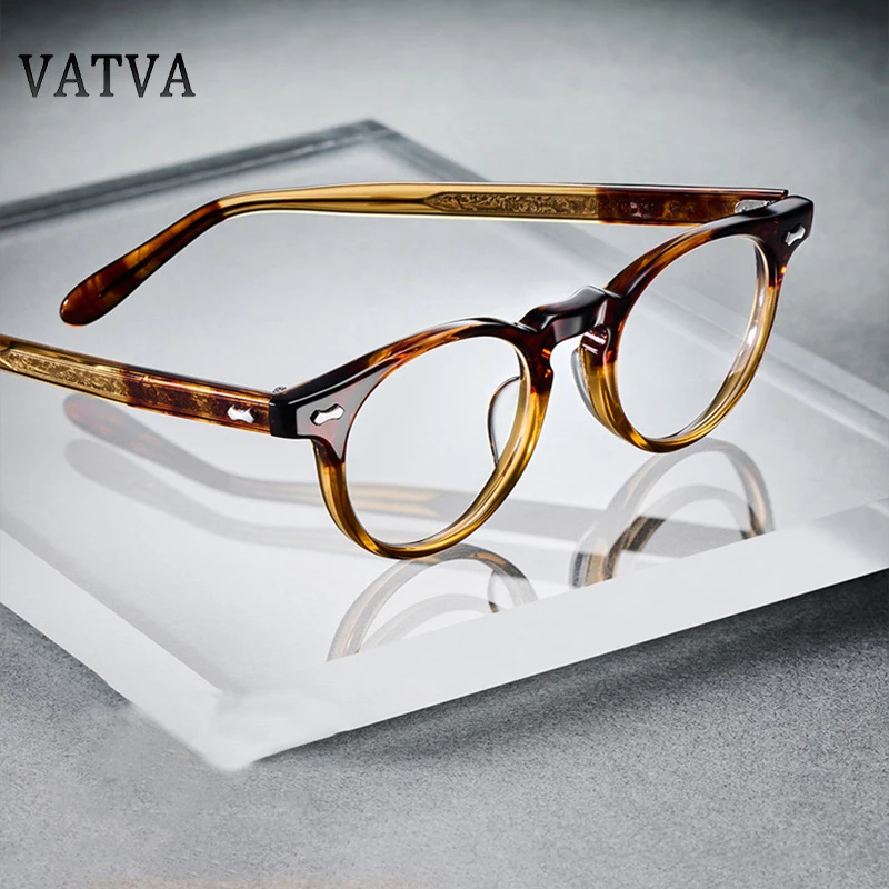 New Oval Vintage Trendy Acetate Glasses Frame for Men and Women High Quality Optical Prescriptionr Eyewear
New Oval Vintage Trendy Acetate Glasses Frame for Men and Women High Quality Optical Prescriptionr Eyewear