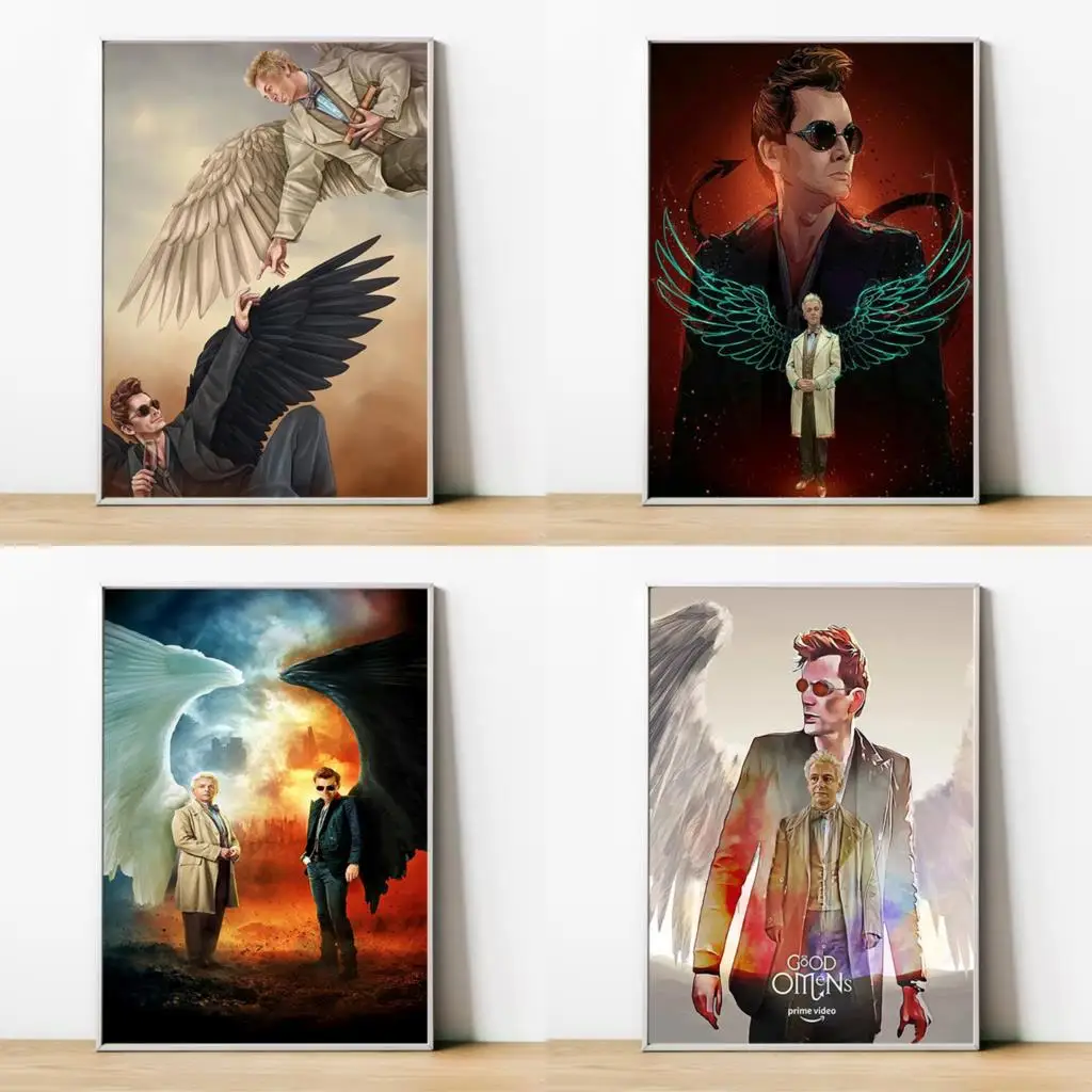 Hot Classic TV Series Good Omen Posters Canvas Wall Art Mural Decorative Pictures for Living Room Decoration Home Decor Vintage
Hot Classic TV Series Good Omen Posters Canvas Wall Art Mural Decorative Pictures for Living Room Decoration Home Decor Vintage