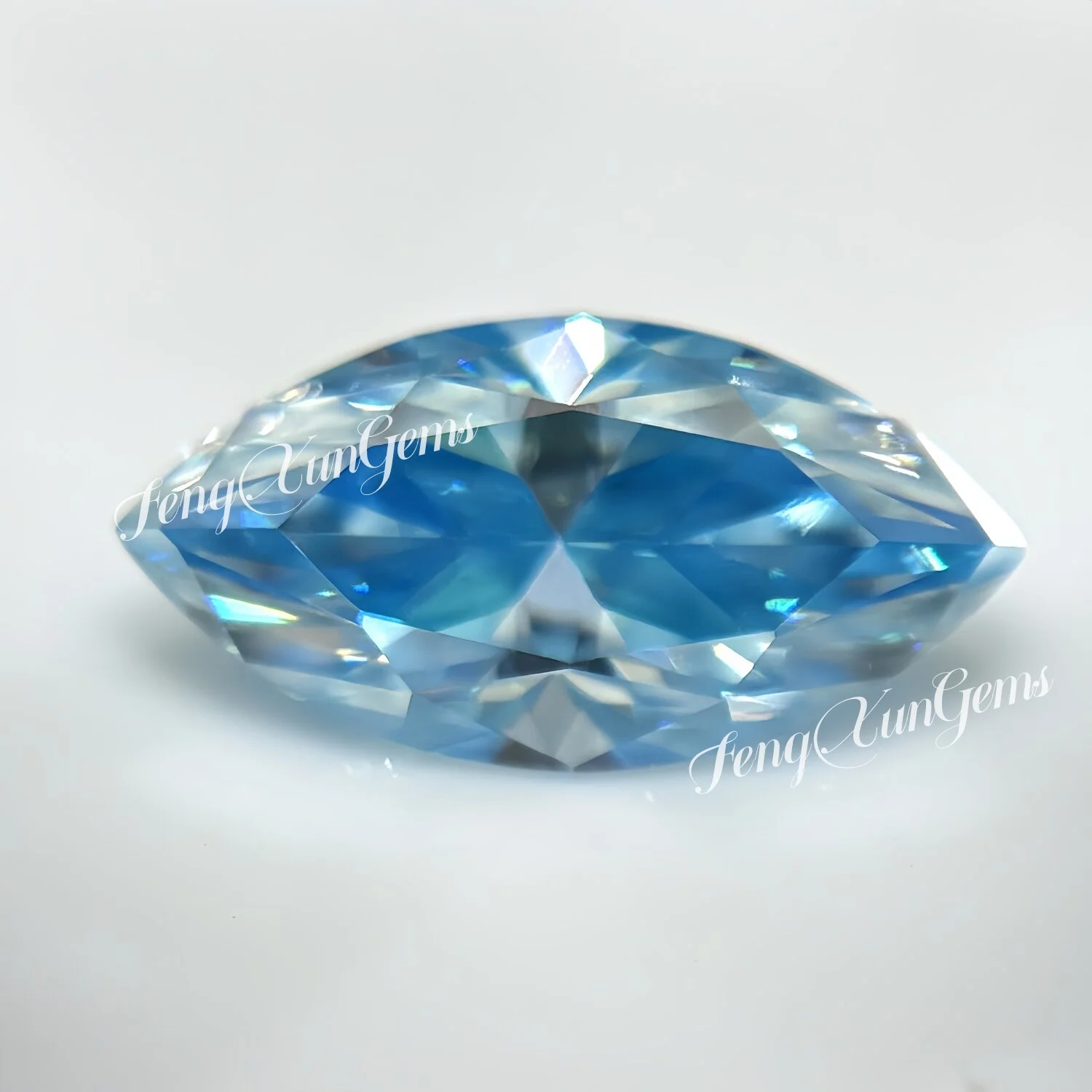 Shining Loose Moissanite Stone Marquise shape 0.1~3ct Lab Grown Aquamarine Moissanite Gems Pass Diamonds Test For Ring inlay
Shining Loose Moissanite Stone Marquise shape 0.1~3ct Lab Grown Aquamarine Moissanite Gems Pass Diamonds Test For Ring inlay
