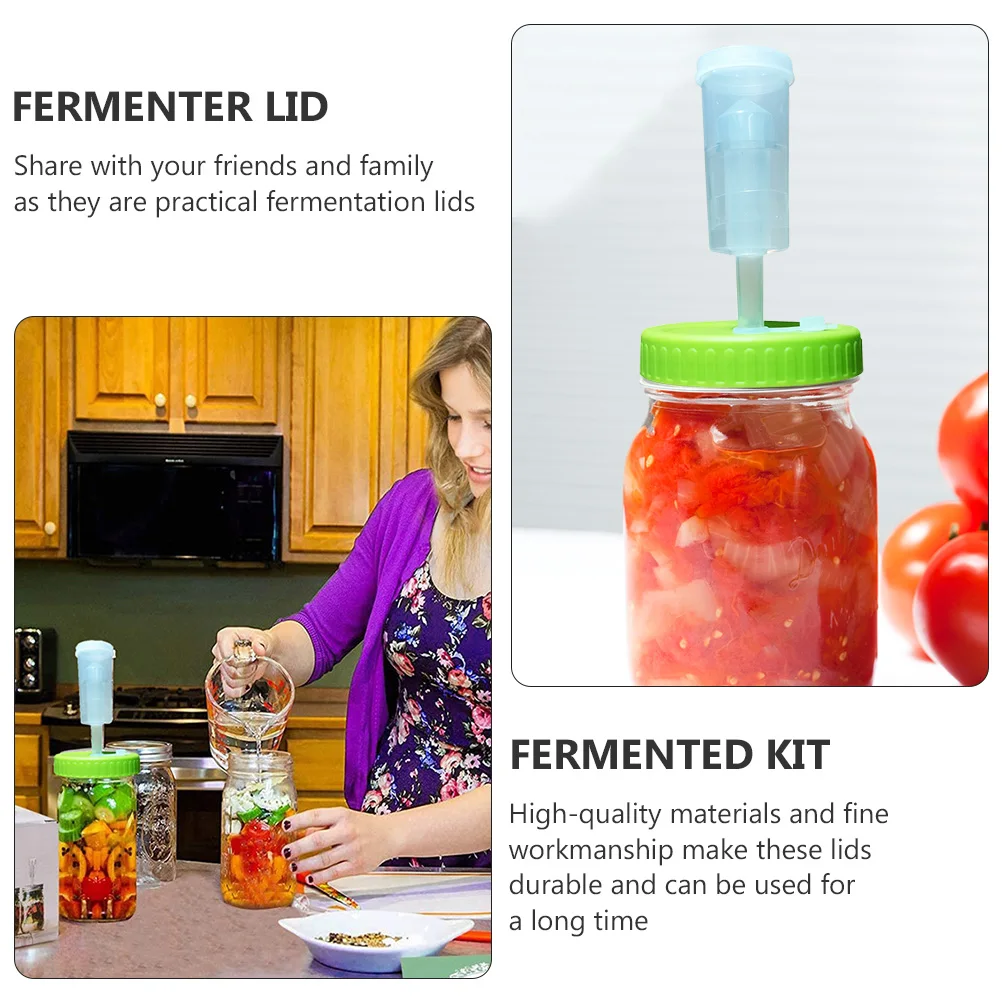 2pcs Tank Fermented Kit Airtight Fermentation Lids For Mason Cans Fermenting Kit Kitchen Supplies Silicone
2pcs Tank Fermented Kit Airtight Fermentation Lids For Mason Cans Fermenting Kit Kitchen Supplies Silicone