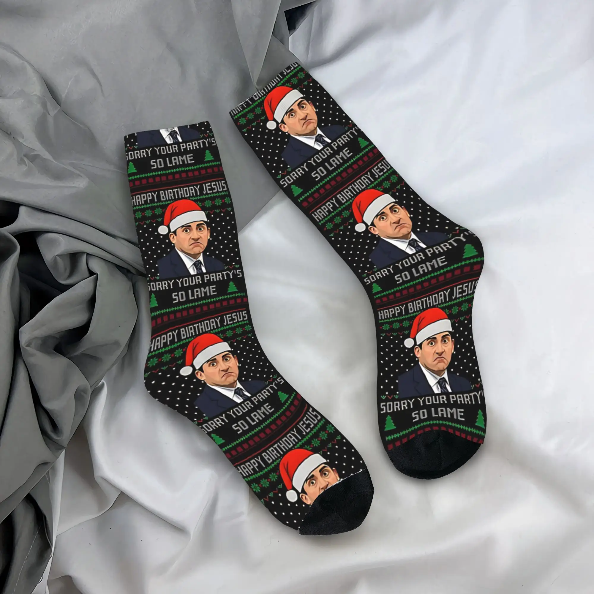 Funny Christmas Happy Birthday Stockings Men The Office Socks High Quality Gothic Socks Winter Running Sports Anti Skid Socks
Funny Christmas Happy Birthday Stockings Men The Office Socks High Quality Gothic Socks Winter Running Sports Anti Skid Socks