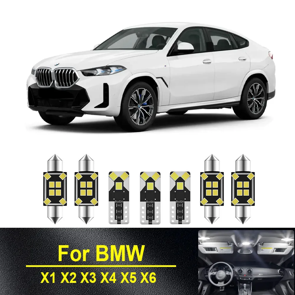 Car Interior LED Light For BMW X1 X2 X3 X4 X5 X6 Dome Map Vanity Mirror Trunk Glove Box Footwell License Plate Door Light Canbus
Car Interior LED Light For BMW X1 X2 X3 X4 X5 X6 Dome Map Vanity Mirror Trunk Glove Box Footwell License Plate Door Light Canbus