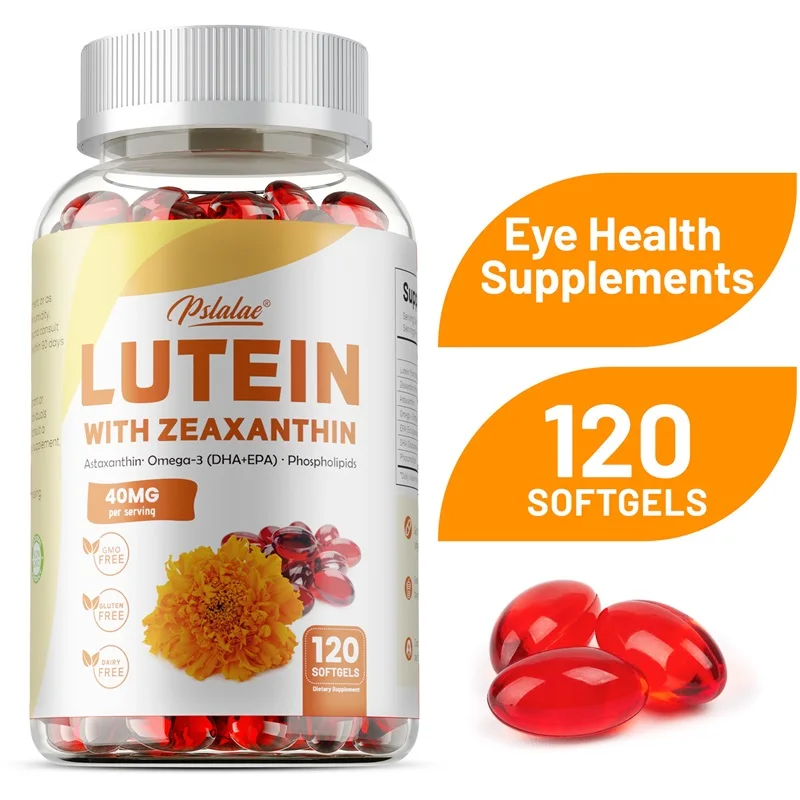 Lutein & Zeaxanthin - Support Eye Health, Eye Antioxidants, Vision Protection, Promote Visual Health, Relieve Eye Fatigue
Lutein & Zeaxanthin - Support Eye Health, Eye Antioxidants, Vision Protection, Promote Visual Health, Relieve Eye Fatigue