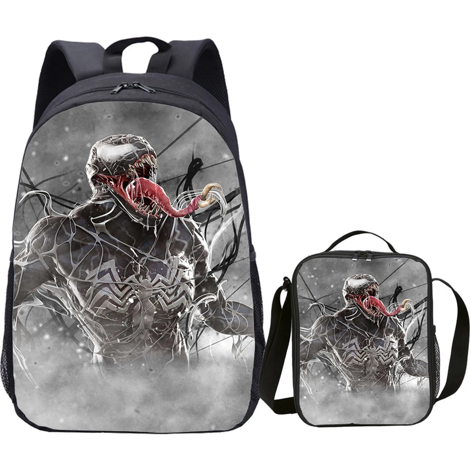 Boy Girl School Backpack+Insulated Lunch Box 2Pcs Set V-Venom Daypack,Lightweight Travel Backpack for Kid,Child
Boy Girl School Backpack+Insulated Lunch Box 2Pcs Set V-Venom Daypack,Lightweight Travel Backpack for Kid,Child