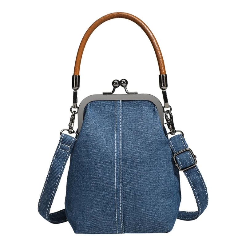 H3CB Women Fashion Handbag Commuting Bag Denims Shoulder Bag Top Handle Bag Kiss Lock Crossbody Bag for Work Commuting
H3CB Women Fashion Handbag Commuting Bag Denims Shoulder Bag Top Handle Bag Kiss Lock Crossbody Bag for Work Commuting