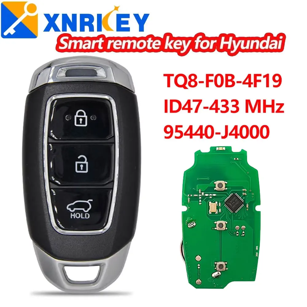 XNRKEY PN: 95440-J4000 Автомобильный дистанционный ключ меньше Go для Hyundai Santafe 2018 2019 2020 FCCID TQ8-F0B-4F19 ID47Chip 433 МГц
XNRKEY PN: 95440-J4000 Автомобильный дистанционный ключ меньше Go для Hyundai Santafe 2018 2019 2020 FCCID TQ8-F0B-4F19 ID47Chip 433 МГц