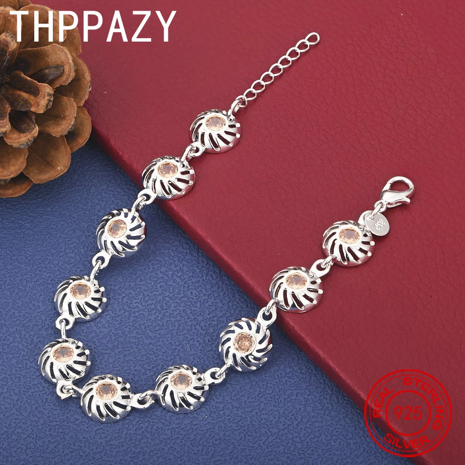 THPPAZY Стерлингового Серебра 925 Оранжевый Круглый Цирконовый Браслет 8-дюймовая Цепочка Роскошные Классические Ювелирные Изделия Подарок День Рождения Свадьба Модная Вечеринка
THPPAZY Стерлингового Серебра 925 Оранжевый Круглый Цирконовый Браслет 8-дюймовая Цепочка Роскошные Классические Ювелирные Изделия Подарок День Рождения Свадьба Модная Вечеринка