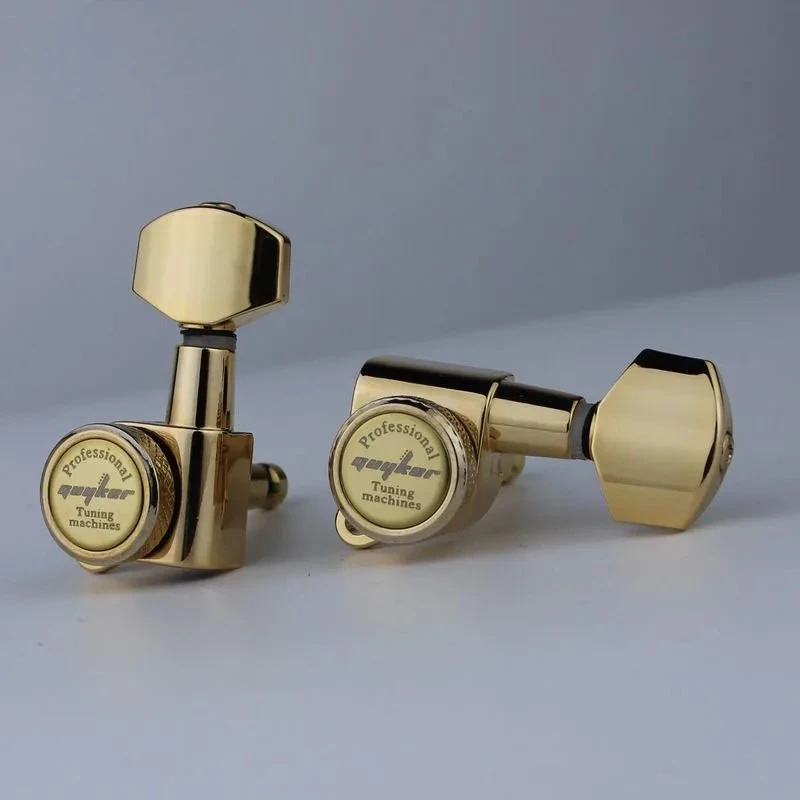1 Set Gold Locking Guitar Machine Heads Tuners Gear Ratio 1:18
1 Set Gold Locking Guitar Machine Heads Tuners Gear Ratio 1:18