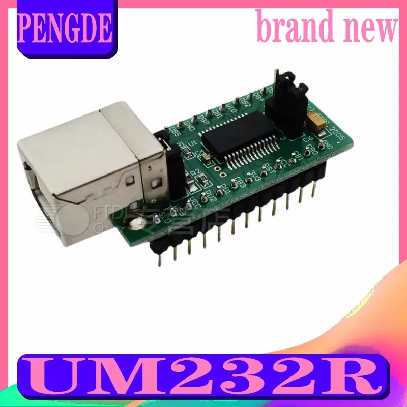 FTDI official genuine UM232R FT232R USB serial UART 5V / 3V TTL development module
FTDI official genuine UM232R FT232R USB serial UART 5V / 3V TTL development module
