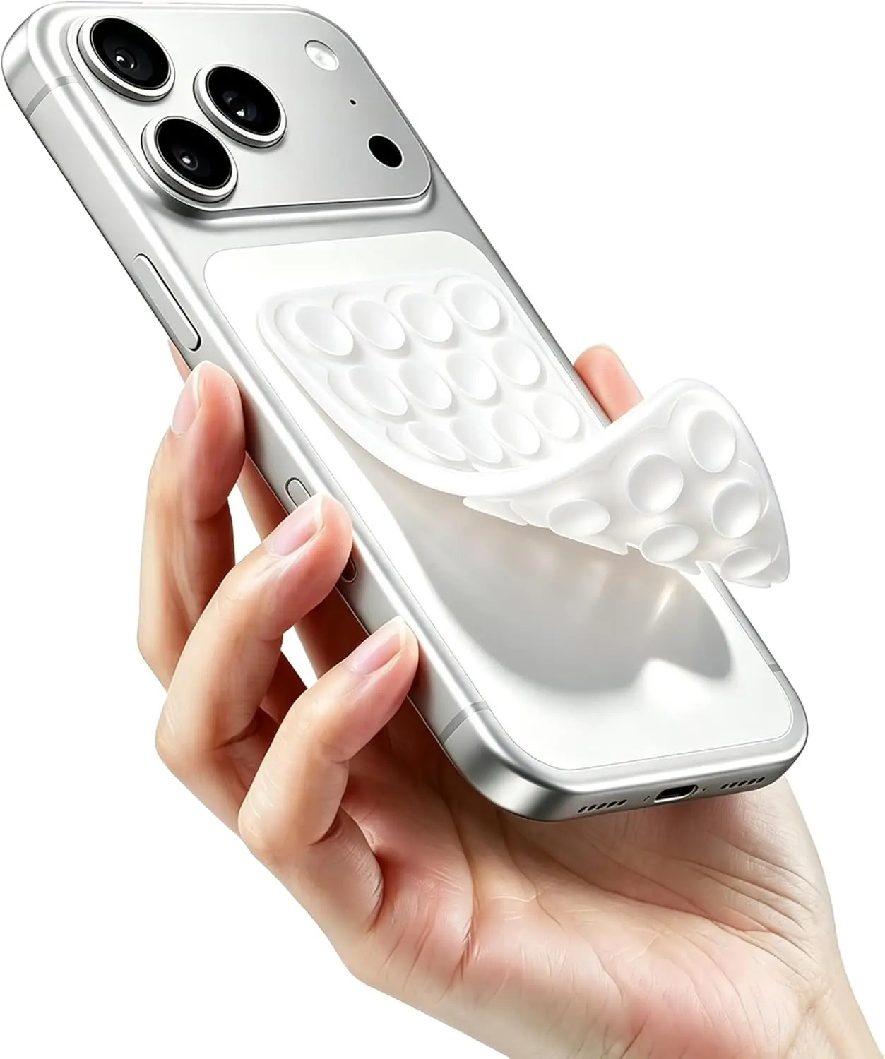 Detachable Suction Cup Phone Holder, Hands-Free Grip for Selfies & Videos, Trendy TikTok Accessory
Detachable Suction Cup Phone Holder, Hands-Free Grip for Selfies & Videos, Trendy TikTok Accessory