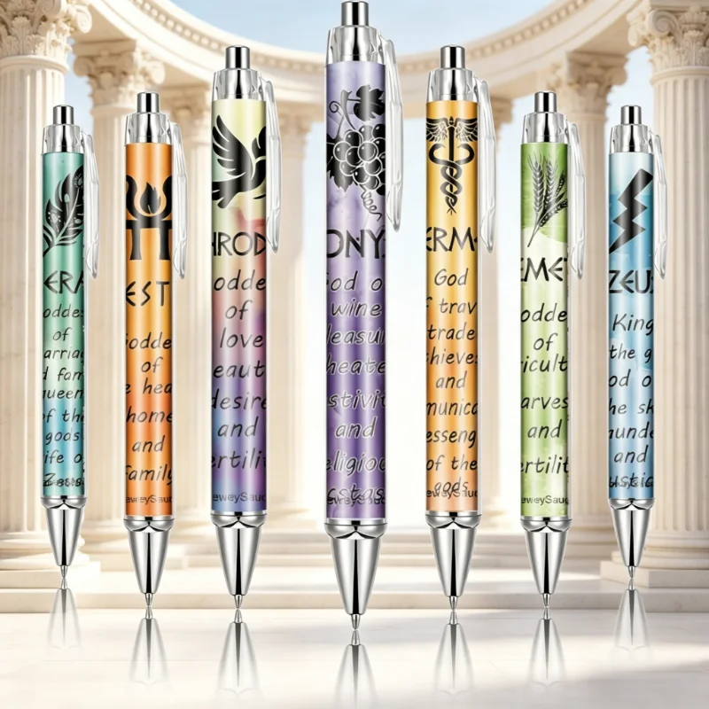 10pcs Greek Mythology Ballpoint Pen Olympia God Pen Ancient God Scalable Office Supplies Perfect Gift
10pcs Greek Mythology Ballpoint Pen Olympia God Pen Ancient God Scalable Office Supplies Perfect Gift