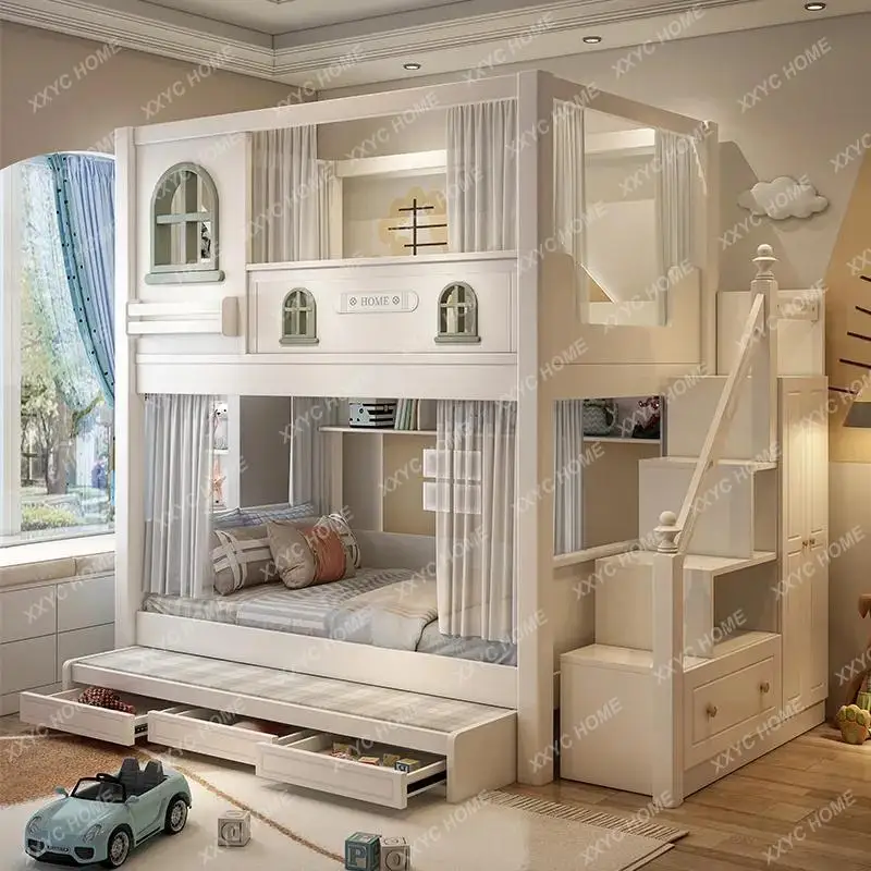 S1saa light luxury high and low bed bunk bed with the same frame simple child and mother bed multi-function
S1saa light luxury high and low bed bunk bed with the same frame simple child and mother bed multi-function