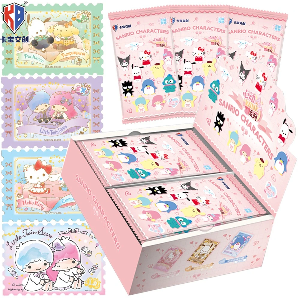 Original Kabao Sanrio Collection Card Boys and Girls' Favorite Cartoon Stars Family Rare Cards Children's Birthday Surprise Gift
Original Kabao Sanrio Collection Card Boys and Girls' Favorite Cartoon Stars Family Rare Cards Children's Birthday Surprise Gift