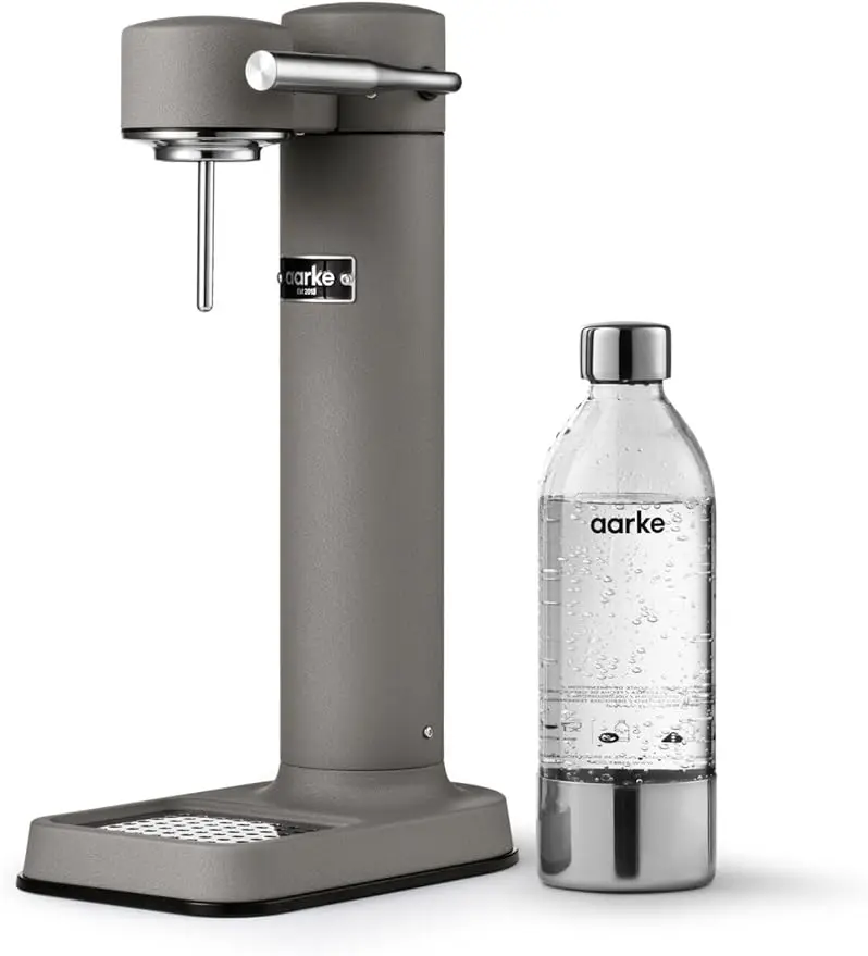 aarke - Carbonator III Premium Sparkling & Seltzer Water Soda Maker with PET Bottle (Matte Grey)
aarke - Carbonator III Premium Sparkling & Seltzer Water Soda Maker with PET Bottle (Matte Grey)