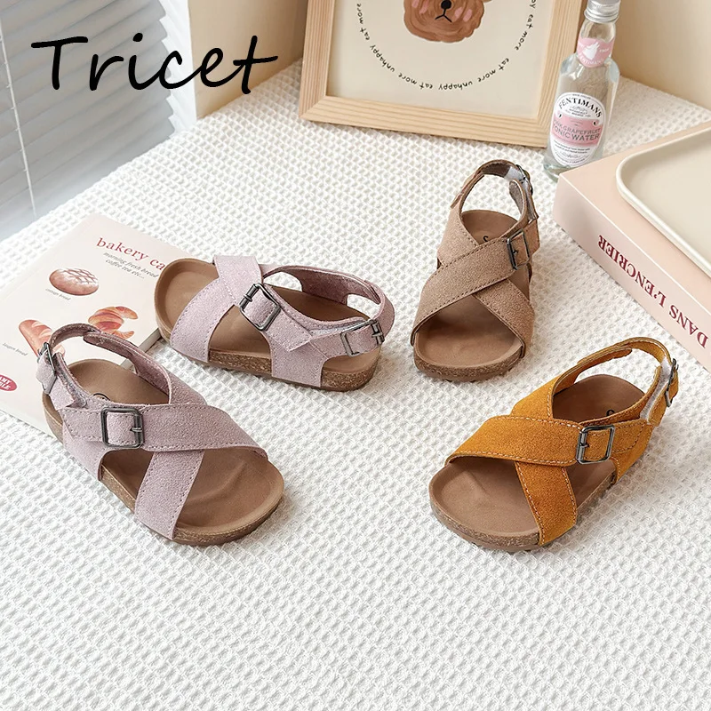 Summer PU Leather Boys Girls Sandals 2025 Solid Buckle Hook Loop Toddler Kids Cork Sandals Non Slip Soft Children Beach Shoes
Summer PU Leather Boys Girls Sandals 2025 Solid Buckle Hook Loop Toddler Kids Cork Sandals Non Slip Soft Children Beach Shoes