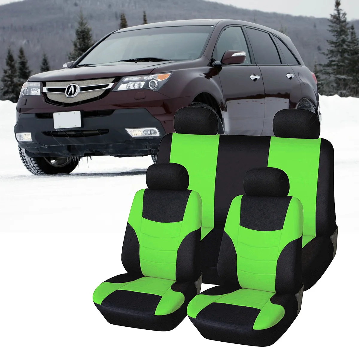 8pcs Car Covers Universal Fit Full Seat Cover Split Bench Cover Breathable Mesh Fabric Easy Install Auto Front Rear Interior
8pcs Car Covers Universal Fit Full Seat Cover Split Bench Cover Breathable Mesh Fabric Easy Install Auto Front Rear Interior