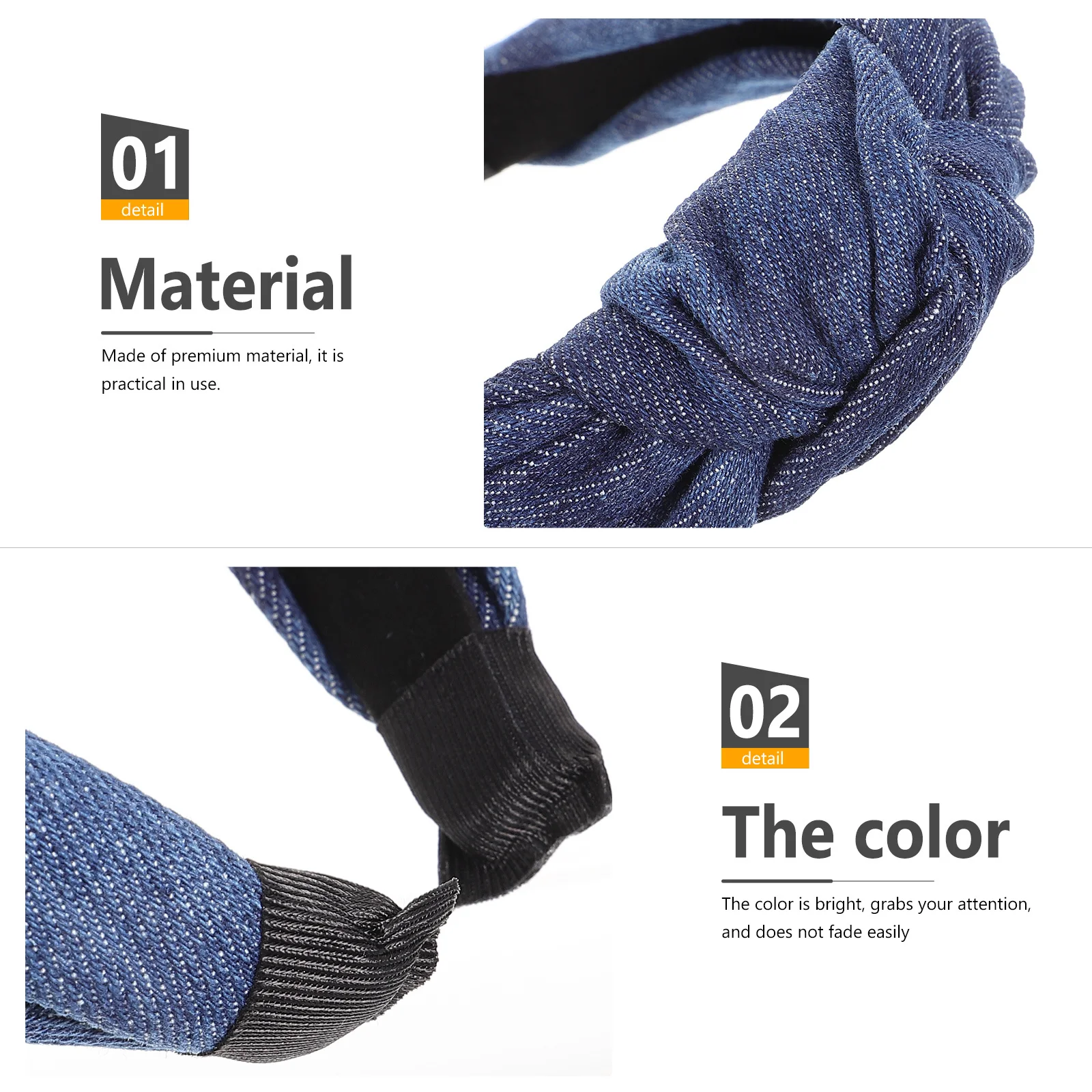 Women Denim Knot Headband Stylish Knotted Hairband Perfect for Daily Use Makeup Events Soft Comfortable Fabric Chic Fashion
Women Denim Knot Headband Stylish Knotted Hairband Perfect for Daily Use Makeup Events Soft Comfortable Fabric Chic Fashion