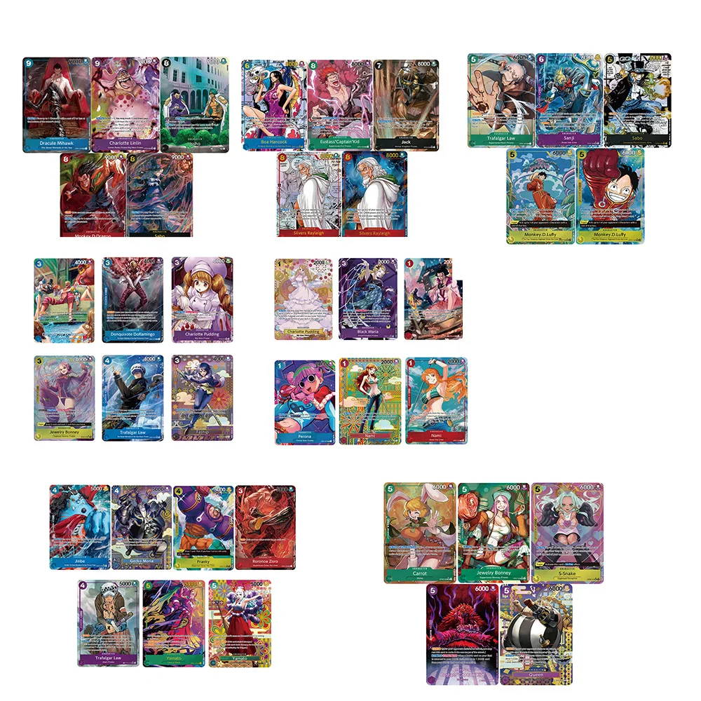 Аниме One Piece OPCG English Leader Luffy Nami Sanji Sabo Boa Hancock Game Anime Collection Proxy Cards Рождественский подарок на день рождения
Аниме One Piece OPCG English Leader Luffy Nami Sanji Sabo Boa Hancock Game Anime Collection Proxy Cards Рождественский подарок на день рождения