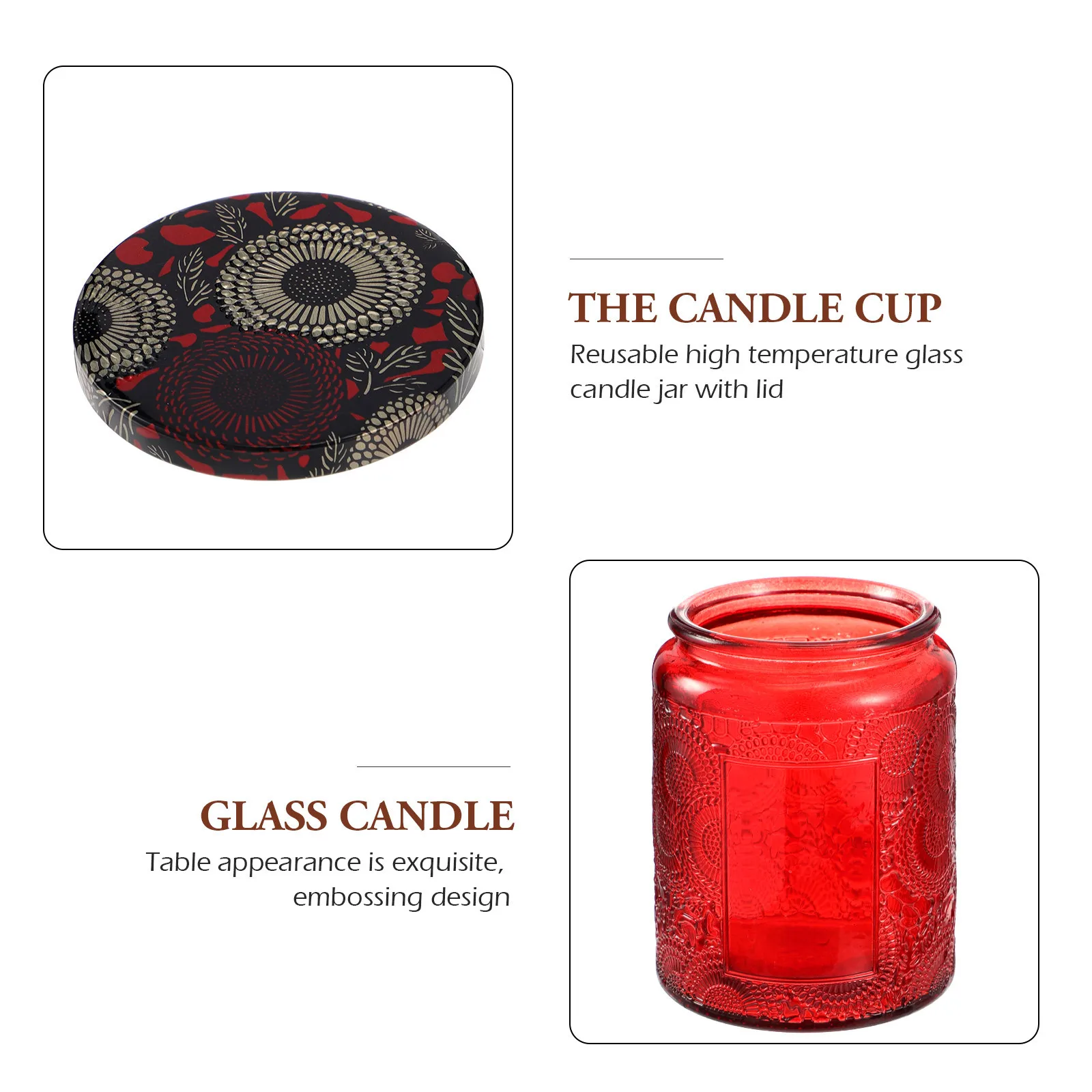 6Pcs Glass Jars Thickened Embossed Round Mason DIY Making Containers Aromatherapy Storage Can Gift Set
6Pcs Glass Jars Thickened Embossed Round Mason DIY Making Containers Aromatherapy Storage Can Gift Set